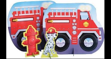 Centerpiece firefighter (35x29cm)