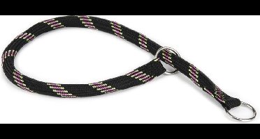 Nylon ronde halsband - 40x08 zwt