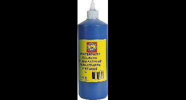 Plakkaatverf, 1 liter, blauw
