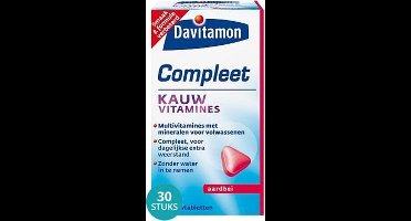 Davitamon Compleet Kauwvitamines Aardbei Voordeelverpakking