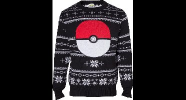 Difuzed Pokémon Kersttrui Maat XXL - Zwart