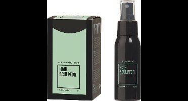 Hair Sculptor Hair Building Fibres Zwart + Hair Sculptor Fixing Spray