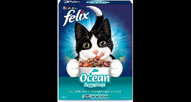 FELIX Ocean Sensations – Zalm/Forel/Koolvis/Groenten - Kattenvoer - 1 kg