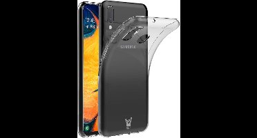 Hoesje geschikt voor Samsung Galaxy A30 - Transparant Siliconen TPU Soft Case - iCall