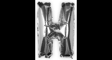 Ginger Ray Pick & Mix - Folieballon letter H - zilver