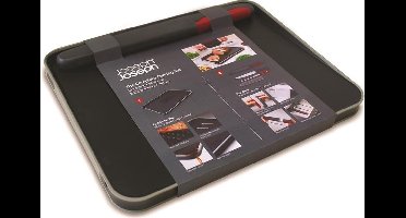 Joseph Joseph Snijplank Giftset - Groot - Met Vleesmes en Vleesvork - Grijs