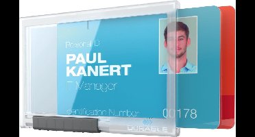 Badge durable pushbox duo