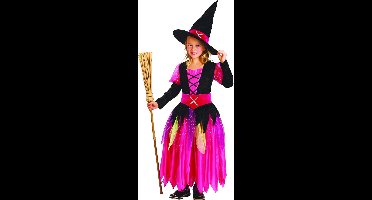 Halloween heksen kostuum voor meisjes - Verkleedkleding - 104/116