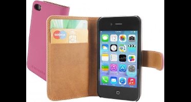 Mobiparts Premium Wallet Case Apple iPhone 4/4S Pink