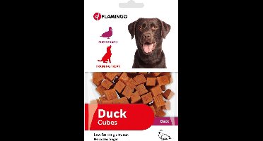 Flamingo Hondensnack Duck Cubes 85 gr - 85 gr