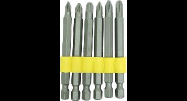 KWB Economy Bitset Lang - 75 mm - 6-delig