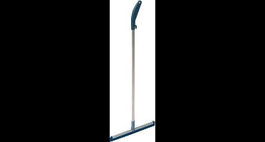 Vileda Dustpan sweeper vloertrekker met steel - blauw - 35 cm