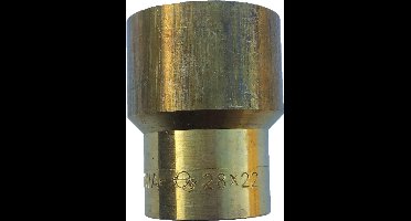 VSH soldeer messing - verloopsok - 22 x 15 mm