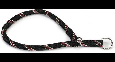 Beeztees - Halsband Hond - Rond - Nylon - Zwart - 60 cm x 13 mm