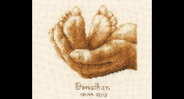 borduurpakket 45.231 voetjes op hand, geboorte