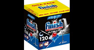 Finish Ultimate All in One Regular Vaatwastabletten - 120 Capsules - halfjaarbox