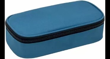 Verhaak Luxe Etui/Pennenzak - Voor jongens en meisjes - Bakmodel - Zed Blue