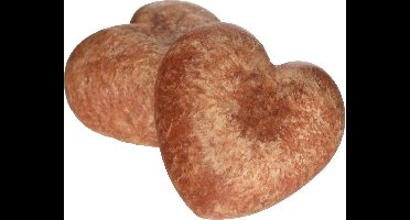 3 stuks Hartje amberblok amber 4,5x4,5x2cm