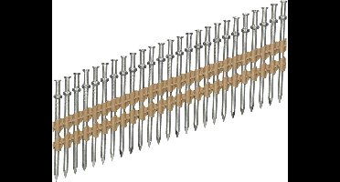 Duplex spijkers 3.3X70/58mm, 21°, glad, plastic gebonden (2.000 st) - 4100442