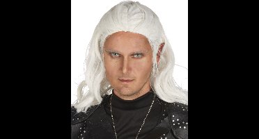 Vegaoo - Witte elfpruik voor volwassenen