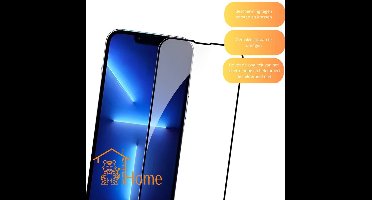 Screenprotector iphone 14 9H 9D 0.33 mm Full Cover Anti-Scratch HD Clear Tempered Glass Screen Protector - Extra Sterk en Veilig - Volledig Dekkend - Krasbestendig Glas-Extra Strong and Safe - Full Coverage - Scratch-Resistant Glass