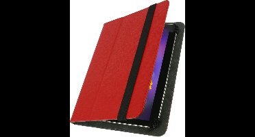 Avizar Foliohoes Uitschuifbare grijperbevestiging voor 10 tablet, Rood