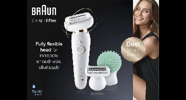 Braun Silk-épil 9 Flex 9-020 Wit/Goud - Epilator