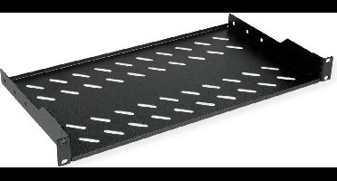 ROLINE 19-inch plank 1 U, 250 mm diep 15 kg zwart
