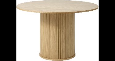 Eettafel Nola Naturel Ø120 cm - Giga Living