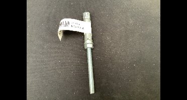 keilbout met moer. 25 stuks. m6 x 100mm. lang. verzinkt. Deltafix.