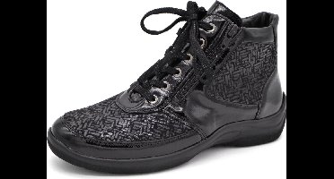 Waldläufer OrthoTritt Dames Veterboot - 312H82-319-001 Zwart - Wijdte H - Maat 5 (38)