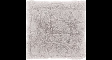 Unique Living Sierkussen Milan - Polyester - Grijs - 45 x 45 x 0 cm (BxHxD)