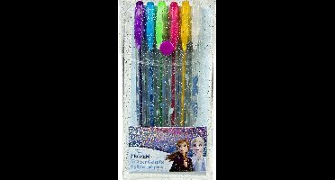 Undercover - Frozen Glittergelpen 6 Stuks - Multicolor - Kunststof