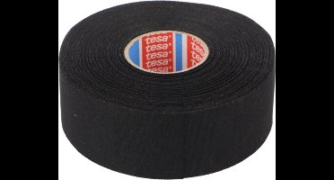 TESA Linnentape PET-wol - 38 mm breed - 300 um dik - Tot 150 graden - 25 meter - zwart