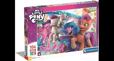 Clementoni - Puzzel - 104 Stukjes - My Little Pony - Kinderpuzzel - Vanaf 3 Jaar