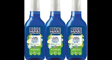 Blue Wonder Vloerreiniger 3-pack met doseerdop en KD spons®