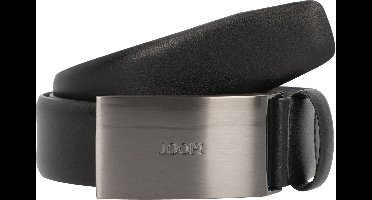 JOOP! Leren Riem Buckle Coll. Belt 3,5 CM W90 Black Zwart