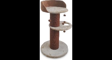 Duvo+ Krabpaal Gabriel Beige 60 x 60 x 102 cm - Kat