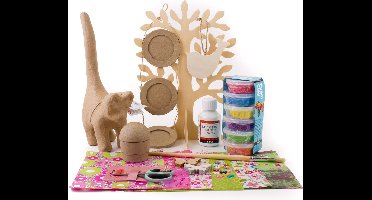 Poes Décopatch® knutselpakket juwelenboom Foam Clay® decoupage