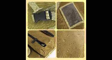 YANAYANA Organizer, gereedschapstas, gereedschapstas, gereedschapstas, leeg voor gereedschap en accessoires, ideale gereedschapsrol voor werkplaats, garage, werktas voor heren en dames