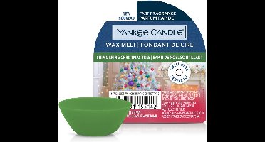 Yankee Candle Wax Melt Shimmering Christmas Tree 4 stuks