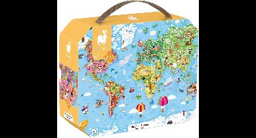 Janod - Puzzel - Wereld groot