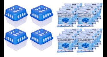 Benson clean vochtopnemers - 4 stuks - inclusief 16 navullingen van 400 gram