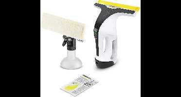 Kärcher WV 6 Plus Ruitenreiniger - Siliconen zuigstrip - LED display - Looptijd 100 min. - Werkbreedte 280 mm - Incl. sproeiflacon, microvezeldoek, reinigingsmiddelconcentraat