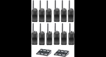 Set van 12 stuks Kenwood TK-3501 met 2 multiladers