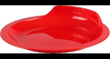 Assistentiebord met ingebouwde bordrand : 24 cm - rood