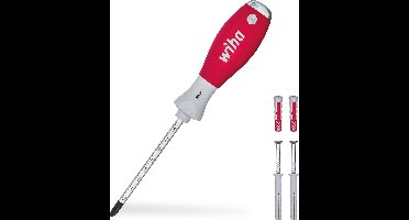 Wiha Plugschroevendraaierset SoftFinish® met pluggen met 6 mm ronde schacht in blister 5-delig - 41289