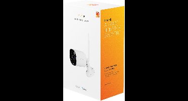 Hombli Slimme Buitencamera - 1080P Full HD - Waterdicht - Bewegingsdetectie - Nachtzicht - Tweeweg audio - Werkt met Alexa, Google Assistent - Bediening via Hombli App - Wit