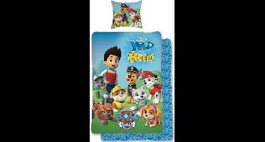 Nickelodeon - Paw Patrol - Dekbedovertrek - Eenpersoons - 140x200cm - Kussensloop 63x63cm - 100% Katoen.