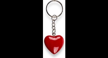 Sleutelhanger Hartje Rood